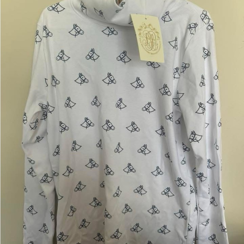 The Beaufort Bonnet Company White and Blue Kids Shirt